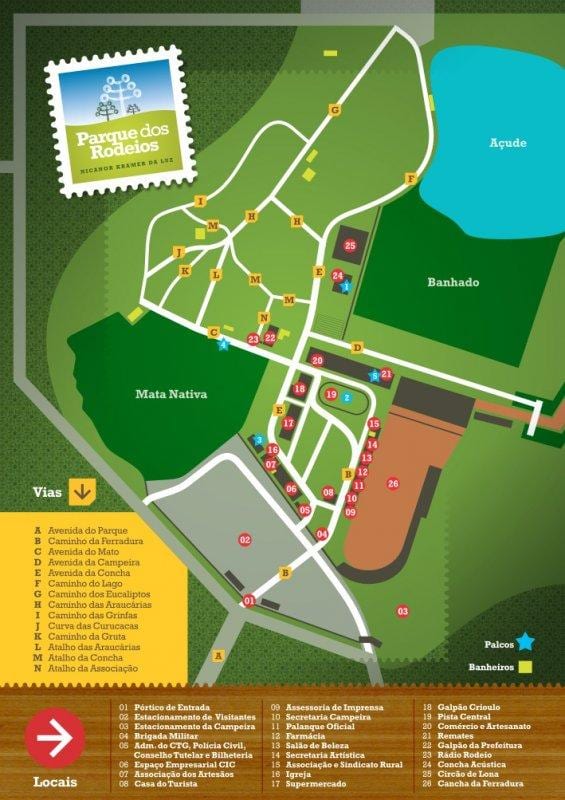 Karte Rodeio São Paulo parks