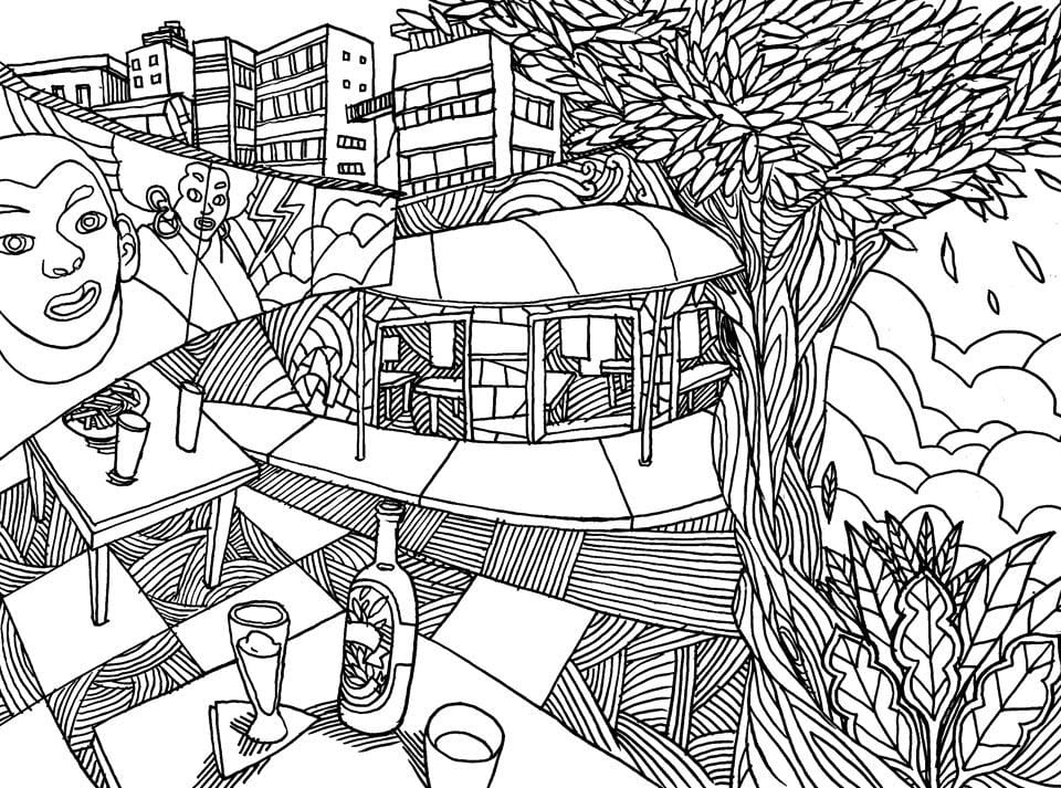 Karte São Paulo krāsošana - Vila Madalena