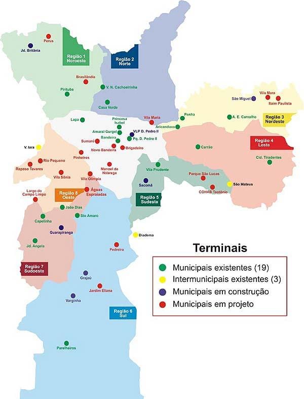 Karšu termināļu autobusu no Sao Paulo