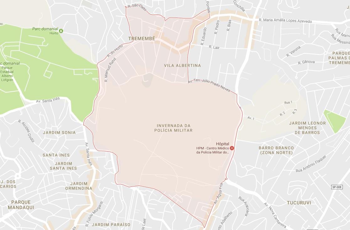Karte Tremembé Sao Paulo