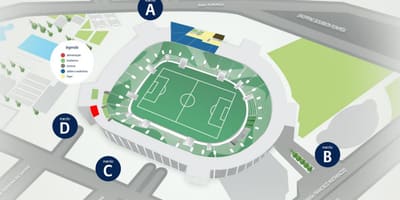 Karte Allianz Parque - 1. Līmenis