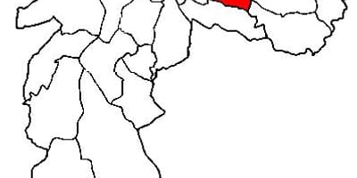 Karte Aricanduva-Vila Formosa sub-prefektūrā Sao Paulo