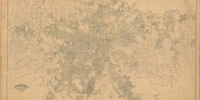 Karte bijušais sanpaulu - 1943