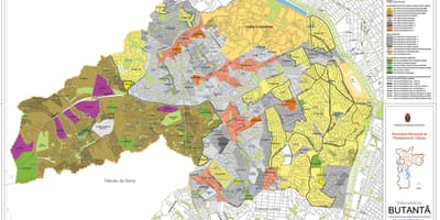 Karte Butantã Sao Paulo - Nodarbošanās augsnes