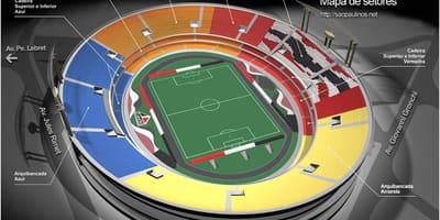 Karte Cícero-Pompeu-de-Toledo São Paulo stadionā