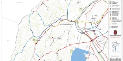 Karte Campo Limpo Sao Paulo - Sabiedriskais transports