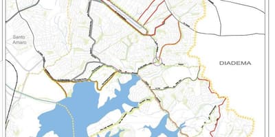 Karte Cidade Ademar Sao Paulo - Ceļi