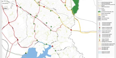 Karte Cidade Ademar Sao Paulo - Sabiedriskais transports