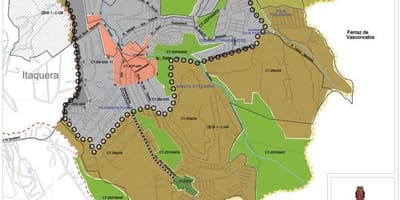 Karte Cidade Tiradentes Sao Paulo - Nodarbošanās augsnes