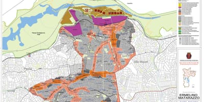 Karte Ermelino Matarazzo Sao Paulo - Nodarbošanās augsnes