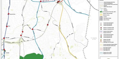 Karte Ipiranga Sao Paulo - Sabiedriskais transports
