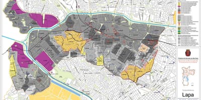 Karte Līva Sao Paulo - Nodarbošanās augsnes