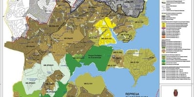 Karte M'Boi Mirim Sao Paulo - Nodarbošanās augsnes