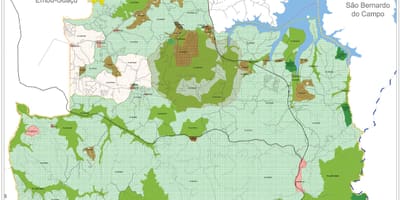 Karte Parelheiros Sao Paulo - Nodarbošanās augsnes