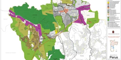 Karte Perus Sao Paulo - Nodarbošanās augsnes