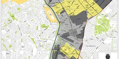 Karte São Paulo Pinheiros - Nodarbošanās augsnes