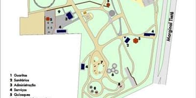 Karte Piqueri São Paulo Parks