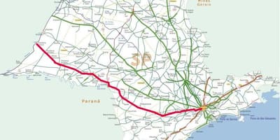 Karte Raposo Tavares šosejas - SP 270