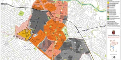 Karte Sé Sao Paulo - Nodarbošanās augsnes
