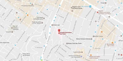 Karte Samaritano sanpaulu slimnīcā