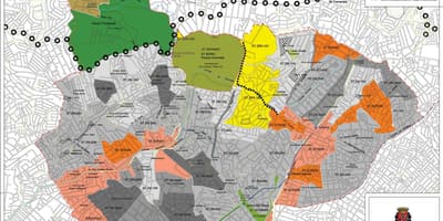 Karte Santana Sao Paulo - Nodarbošanās augsnes