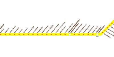 Karte termināļa Sacomã Expresso Tiradentes