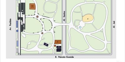 Karte Trianon São Paulo Parks