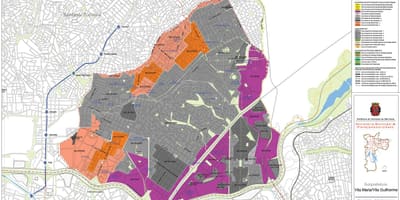 Karte Vila Maria Sao Paulo - Nodarbošanās augsnes
