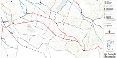 Karte Vila Prudente Sao Paulo - Sabiedriskais transports