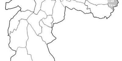 Karte zonā Leste 2 Sao Paulo